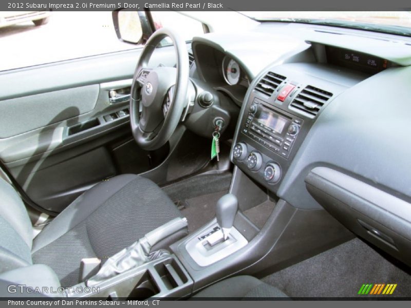 Camellia Red Pearl / Black 2012 Subaru Impreza 2.0i Premium 5 Door