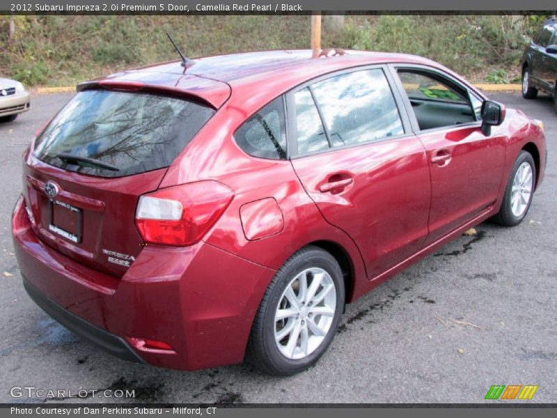 Camellia Red Pearl / Black 2012 Subaru Impreza 2.0i Premium 5 Door