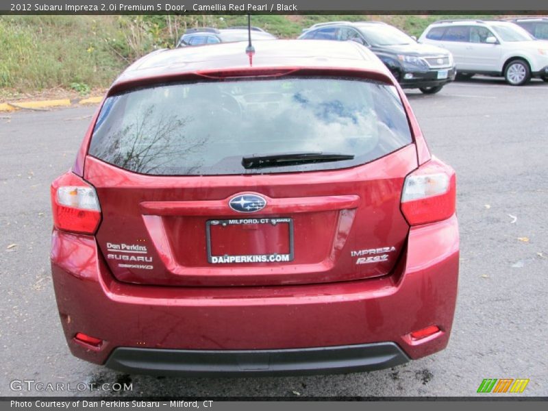 Camellia Red Pearl / Black 2012 Subaru Impreza 2.0i Premium 5 Door