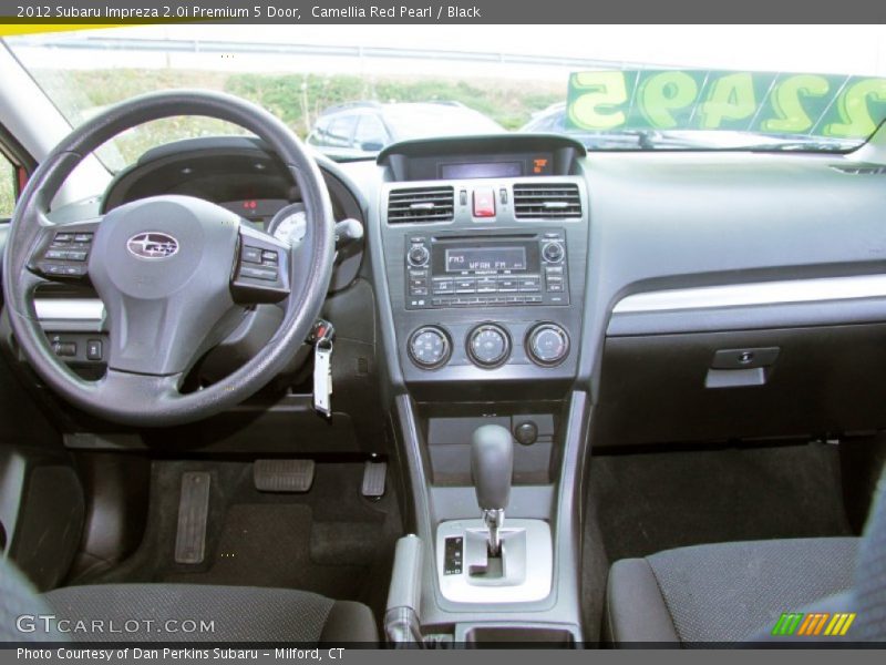 Camellia Red Pearl / Black 2012 Subaru Impreza 2.0i Premium 5 Door