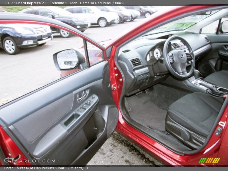 Camellia Red Pearl / Black 2012 Subaru Impreza 2.0i Premium 5 Door