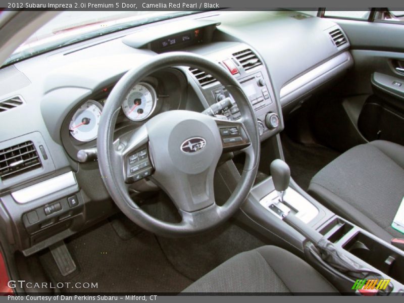 Camellia Red Pearl / Black 2012 Subaru Impreza 2.0i Premium 5 Door