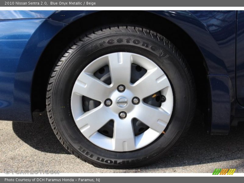 Blue Onyx Metallic / Beige 2010 Nissan Sentra 2.0