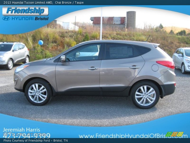 Chai Bronze / Taupe 2013 Hyundai Tucson Limited AWD