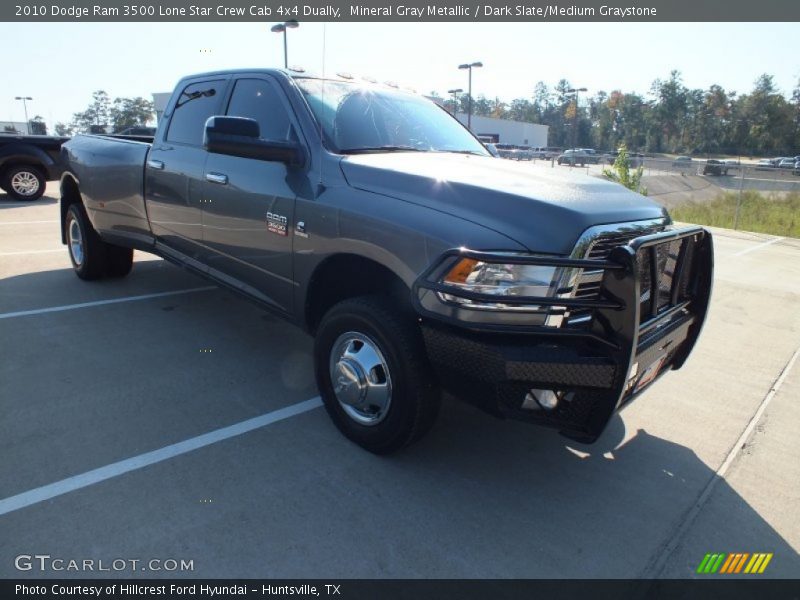 Mineral Gray Metallic / Dark Slate/Medium Graystone 2010 Dodge Ram 3500 Lone Star Crew Cab 4x4 Dually