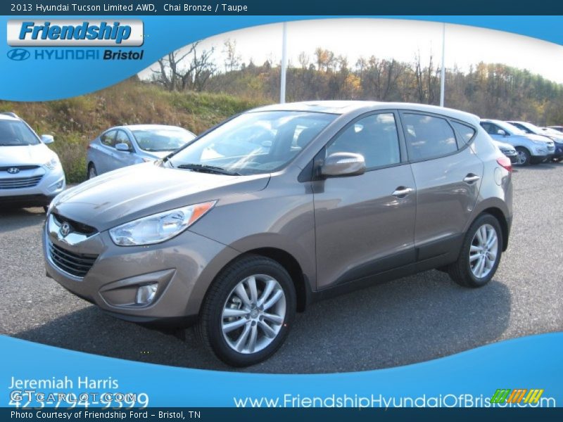 Chai Bronze / Taupe 2013 Hyundai Tucson Limited AWD