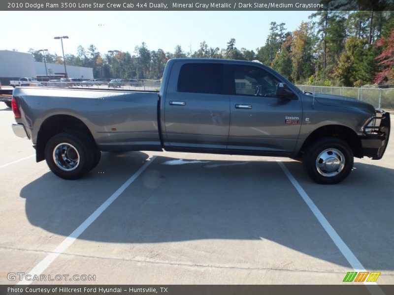 Mineral Gray Metallic / Dark Slate/Medium Graystone 2010 Dodge Ram 3500 Lone Star Crew Cab 4x4 Dually