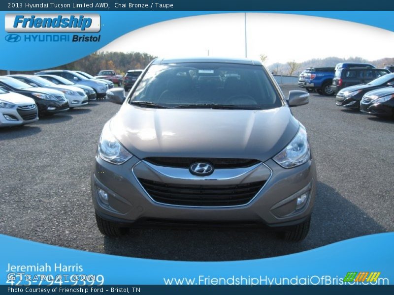 Chai Bronze / Taupe 2013 Hyundai Tucson Limited AWD