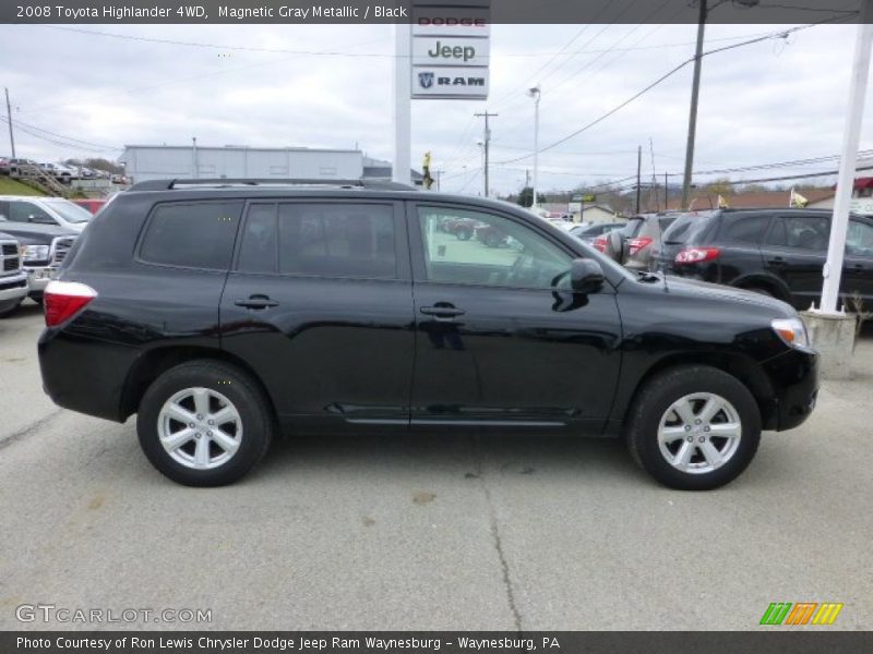 Magnetic Gray Metallic / Black 2008 Toyota Highlander 4WD