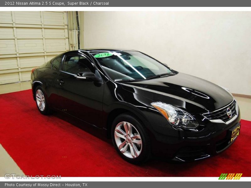 Super Black / Charcoal 2012 Nissan Altima 2.5 S Coupe