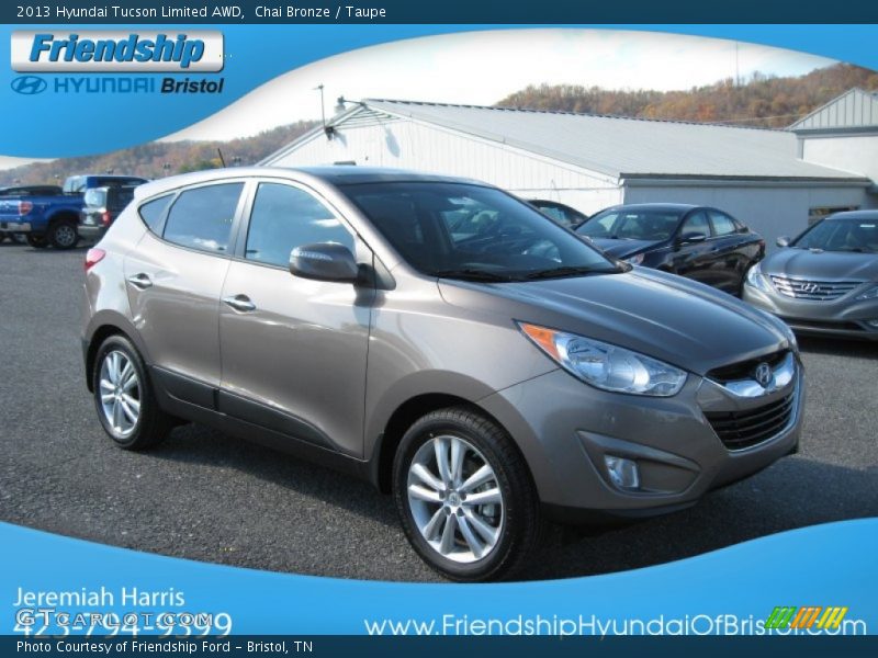 Chai Bronze / Taupe 2013 Hyundai Tucson Limited AWD