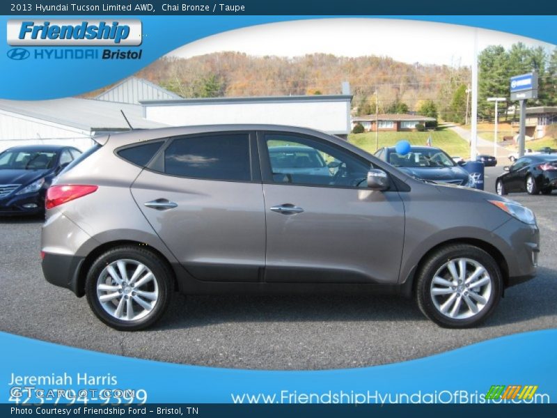Chai Bronze / Taupe 2013 Hyundai Tucson Limited AWD