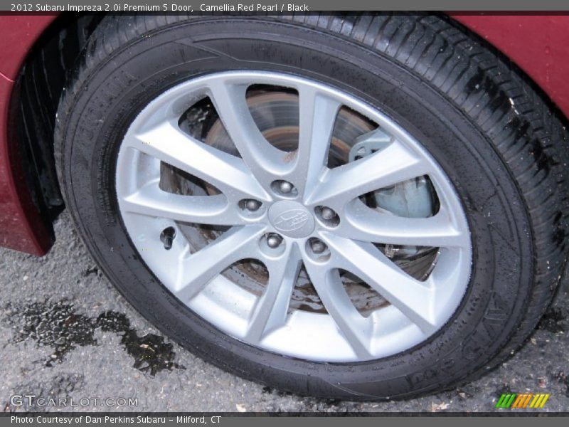 Camellia Red Pearl / Black 2012 Subaru Impreza 2.0i Premium 5 Door