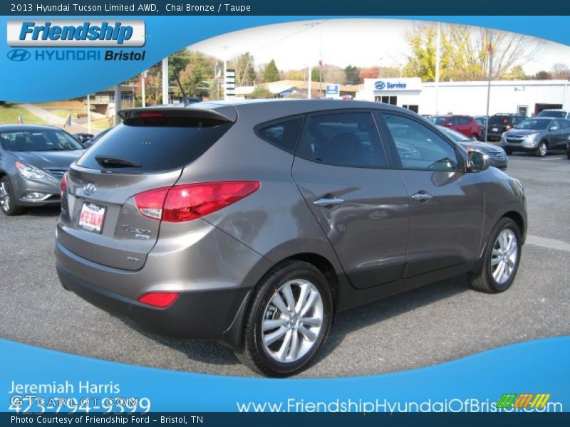 Chai Bronze / Taupe 2013 Hyundai Tucson Limited AWD