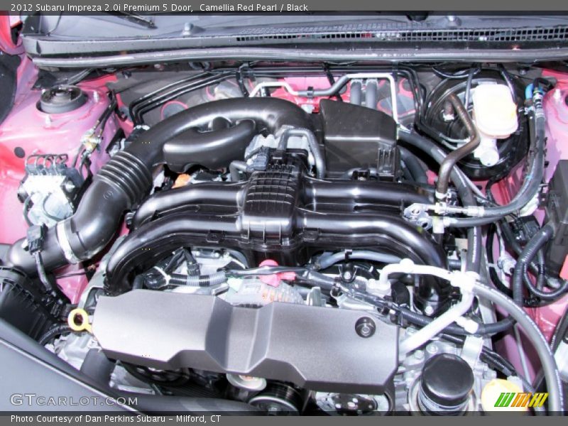 Camellia Red Pearl / Black 2012 Subaru Impreza 2.0i Premium 5 Door