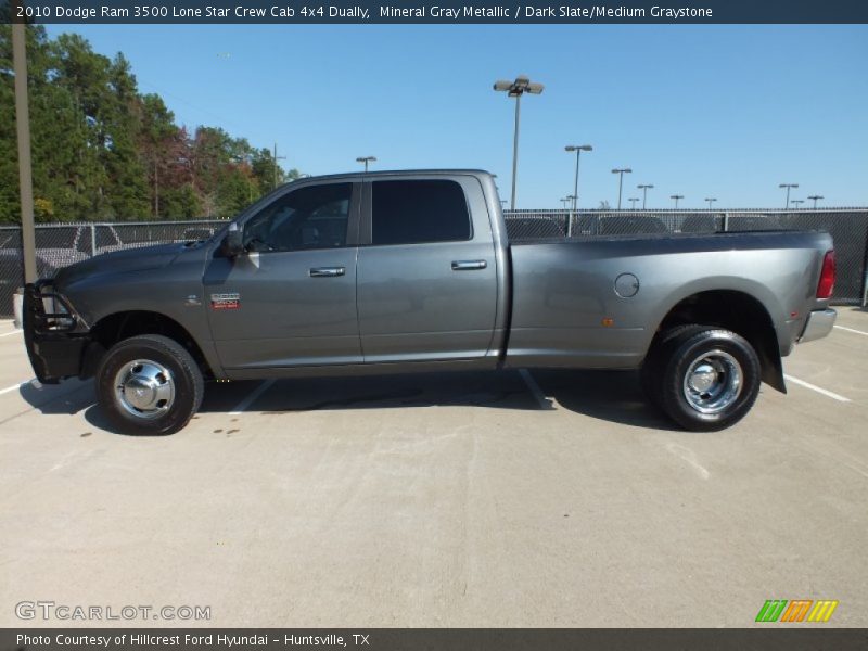 Mineral Gray Metallic / Dark Slate/Medium Graystone 2010 Dodge Ram 3500 Lone Star Crew Cab 4x4 Dually