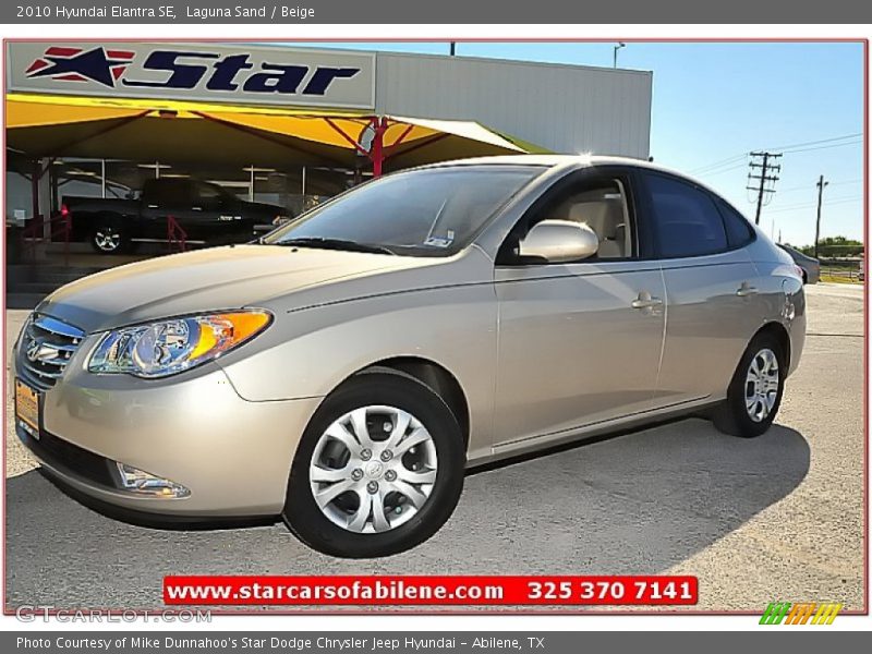 Laguna Sand / Beige 2010 Hyundai Elantra SE