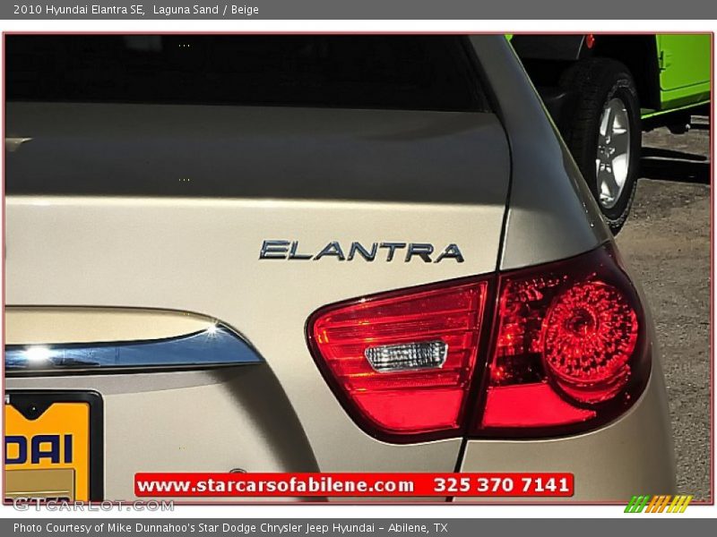 Laguna Sand / Beige 2010 Hyundai Elantra SE