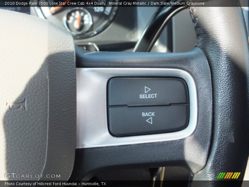 Mineral Gray Metallic / Dark Slate/Medium Graystone 2010 Dodge Ram 3500 Lone Star Crew Cab 4x4 Dually