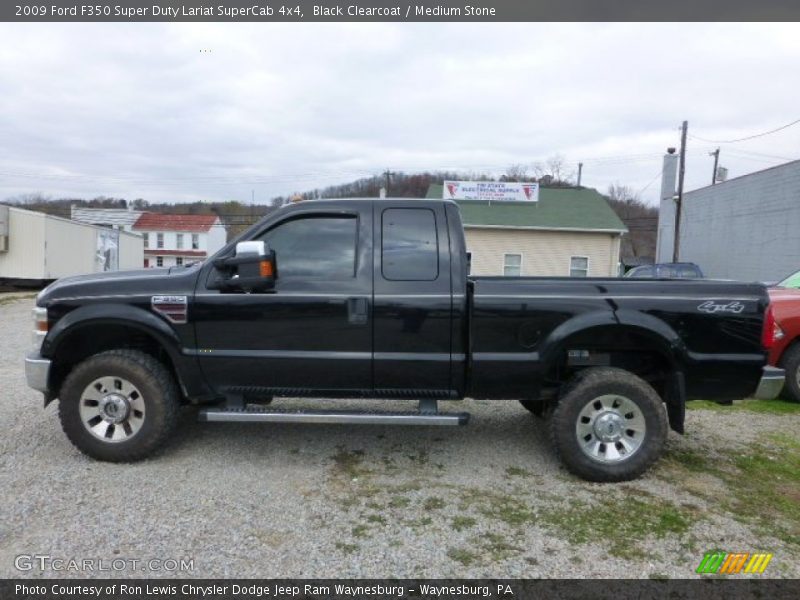  2009 F350 Super Duty Lariat SuperCab 4x4 Black Clearcoat