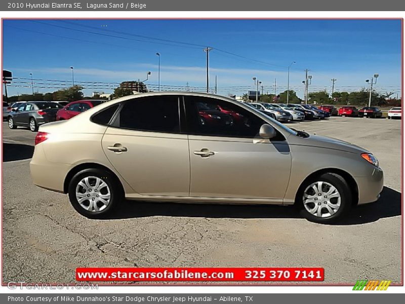 Laguna Sand / Beige 2010 Hyundai Elantra SE