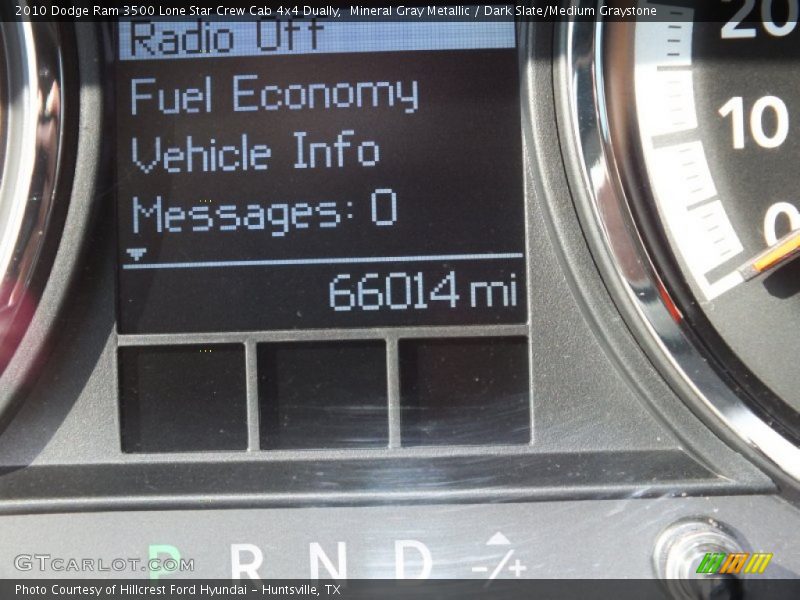 Mineral Gray Metallic / Dark Slate/Medium Graystone 2010 Dodge Ram 3500 Lone Star Crew Cab 4x4 Dually