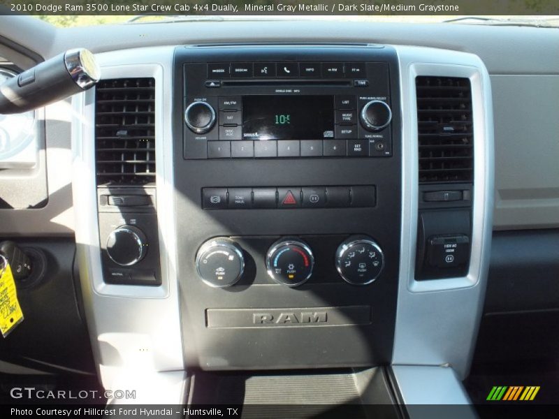 Mineral Gray Metallic / Dark Slate/Medium Graystone 2010 Dodge Ram 3500 Lone Star Crew Cab 4x4 Dually