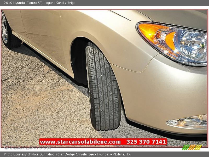 Laguna Sand / Beige 2010 Hyundai Elantra SE