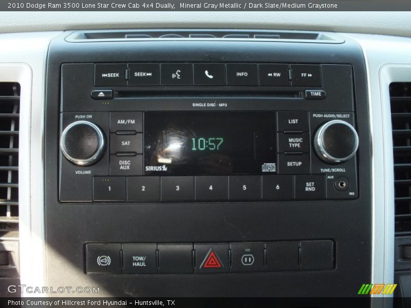 Audio System of 2010 Ram 3500 Lone Star Crew Cab 4x4 Dually