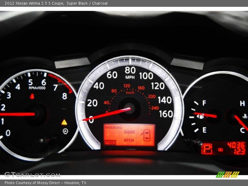 Super Black / Charcoal 2012 Nissan Altima 2.5 S Coupe
