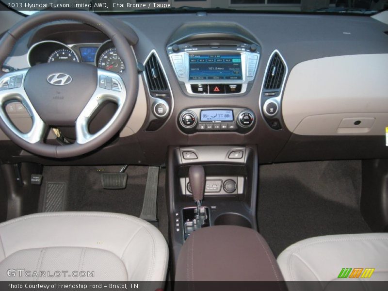 Chai Bronze / Taupe 2013 Hyundai Tucson Limited AWD