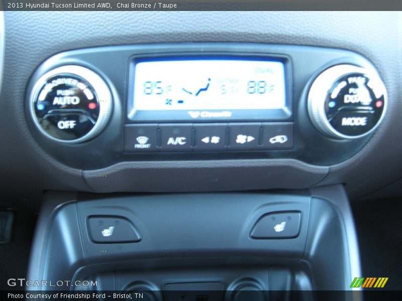 Chai Bronze / Taupe 2013 Hyundai Tucson Limited AWD