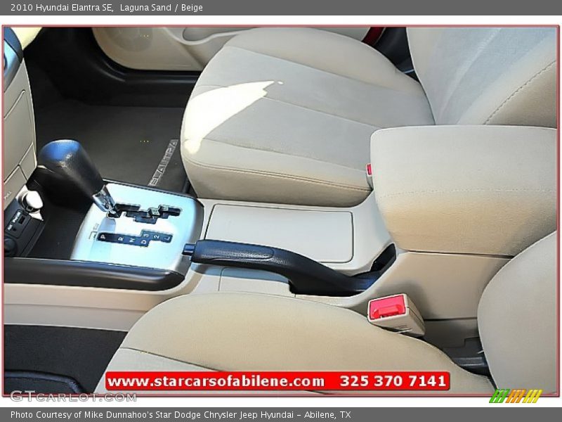 Laguna Sand / Beige 2010 Hyundai Elantra SE