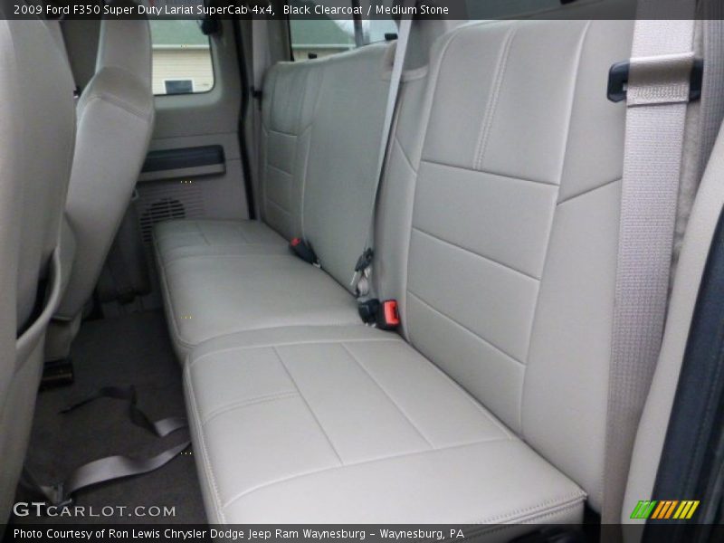 Black Clearcoat / Medium Stone 2009 Ford F350 Super Duty Lariat SuperCab 4x4
