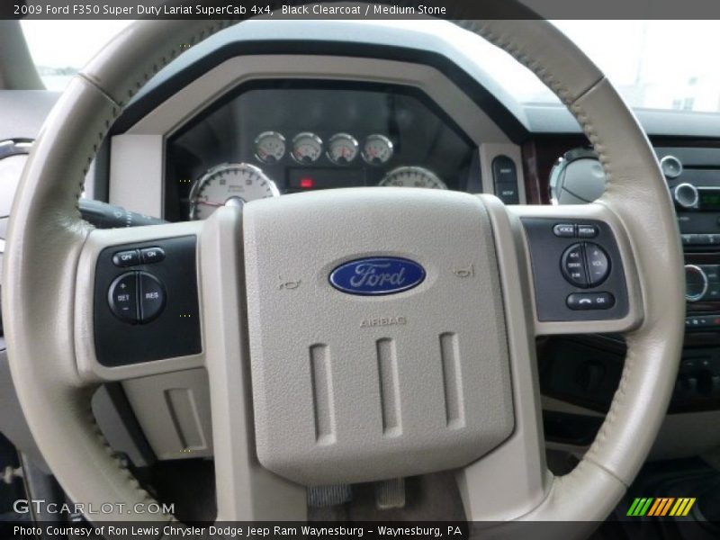  2009 F350 Super Duty Lariat SuperCab 4x4 Steering Wheel