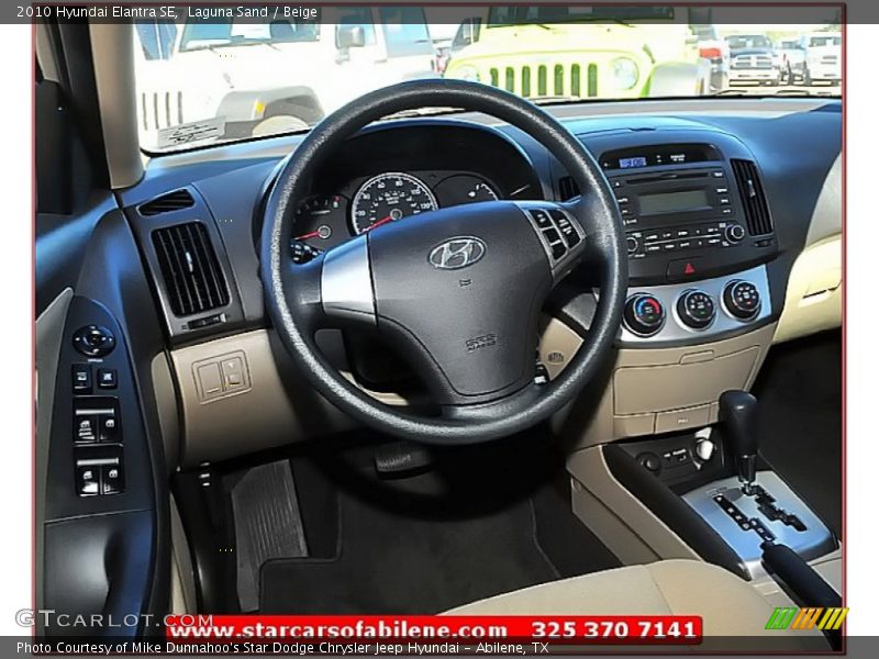 Laguna Sand / Beige 2010 Hyundai Elantra SE