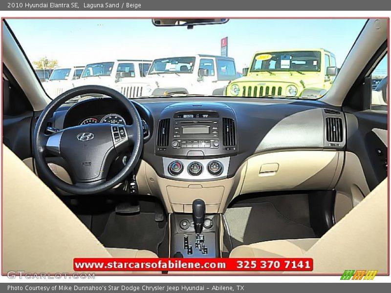Laguna Sand / Beige 2010 Hyundai Elantra SE