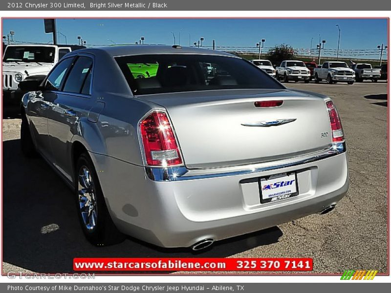 Bright Silver Metallic / Black 2012 Chrysler 300 Limited