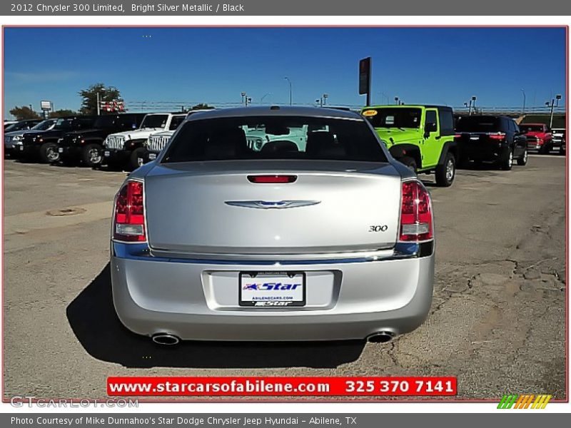 Bright Silver Metallic / Black 2012 Chrysler 300 Limited