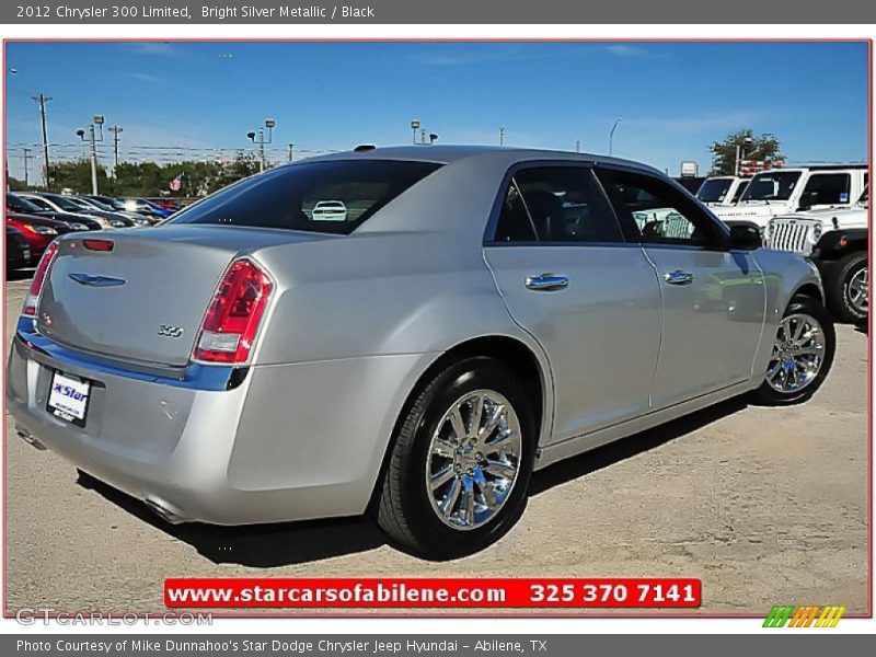 Bright Silver Metallic / Black 2012 Chrysler 300 Limited