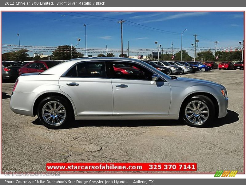 Bright Silver Metallic / Black 2012 Chrysler 300 Limited