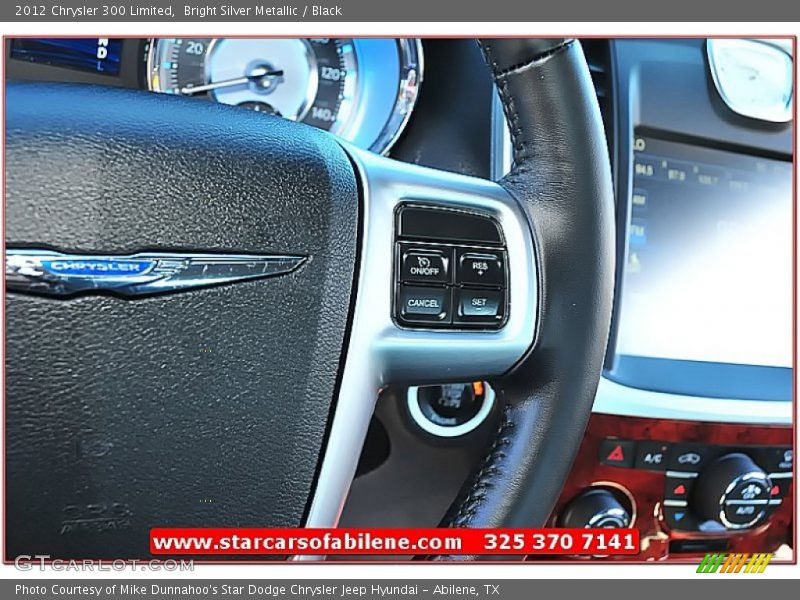 Bright Silver Metallic / Black 2012 Chrysler 300 Limited