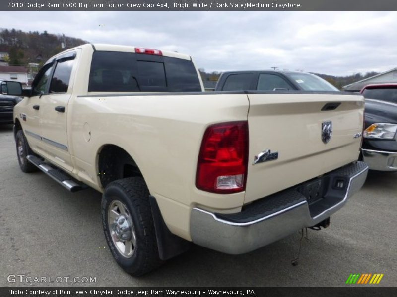 Bright White / Dark Slate/Medium Graystone 2010 Dodge Ram 3500 Big Horn Edition Crew Cab 4x4