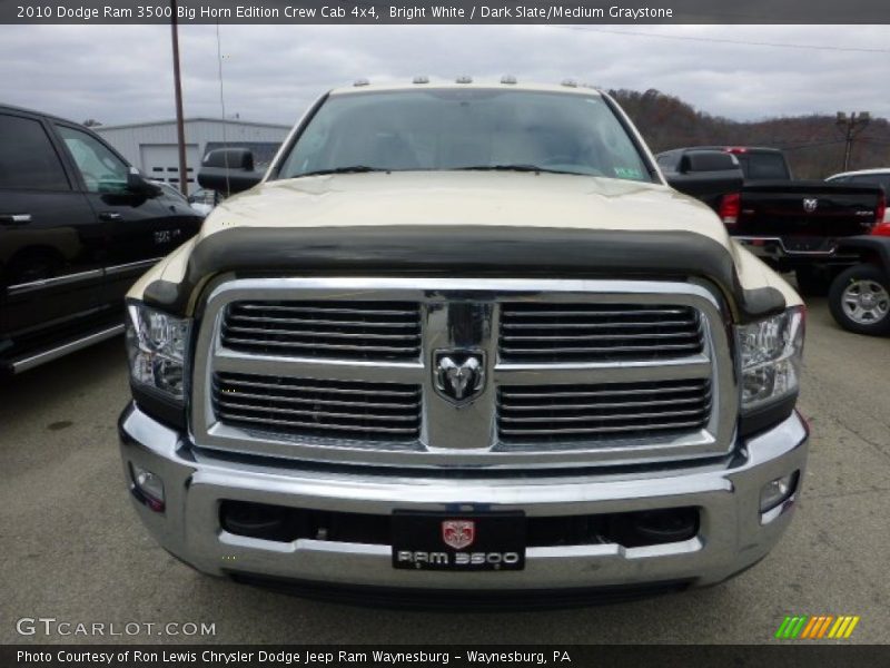 Bright White / Dark Slate/Medium Graystone 2010 Dodge Ram 3500 Big Horn Edition Crew Cab 4x4