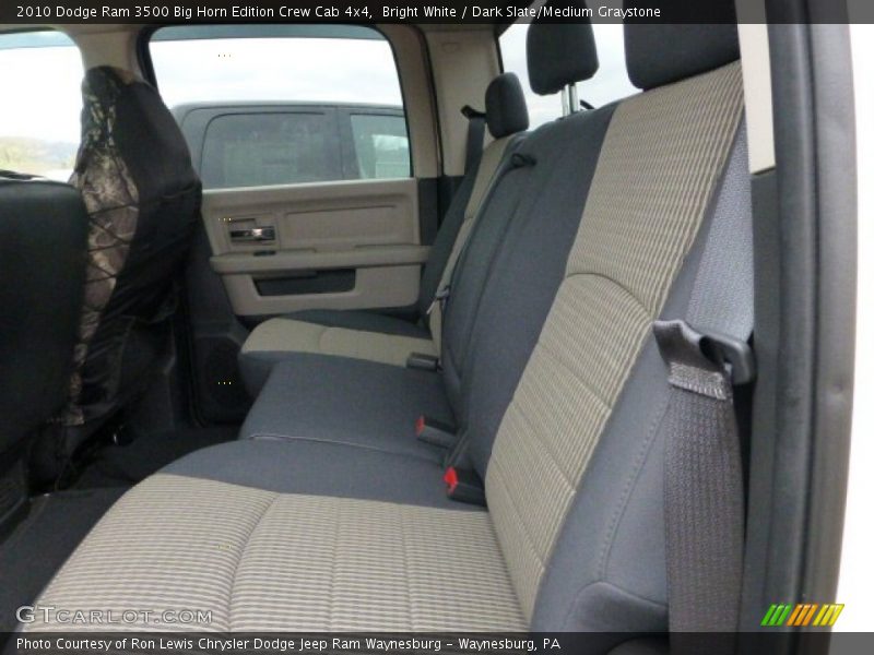 Bright White / Dark Slate/Medium Graystone 2010 Dodge Ram 3500 Big Horn Edition Crew Cab 4x4
