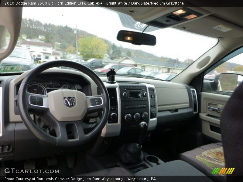 Bright White / Dark Slate/Medium Graystone 2010 Dodge Ram 3500 Big Horn Edition Crew Cab 4x4