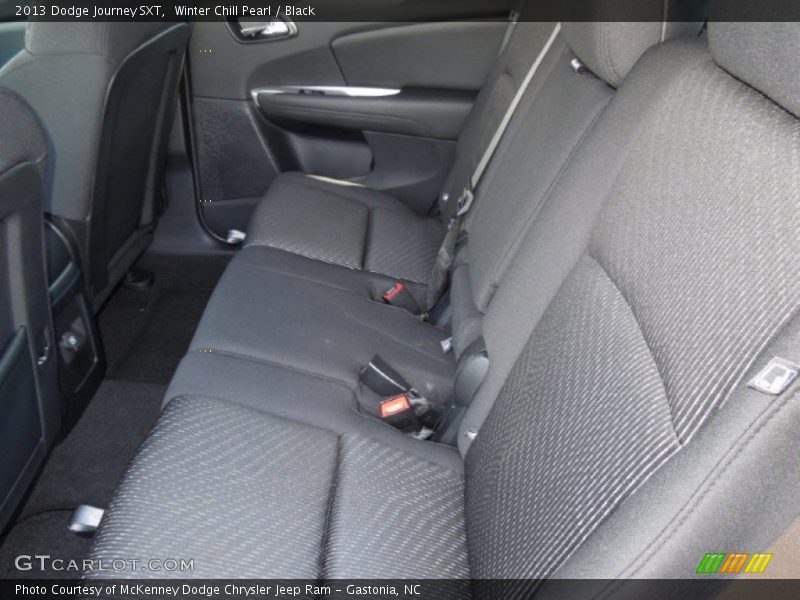 Winter Chill Pearl / Black 2013 Dodge Journey SXT