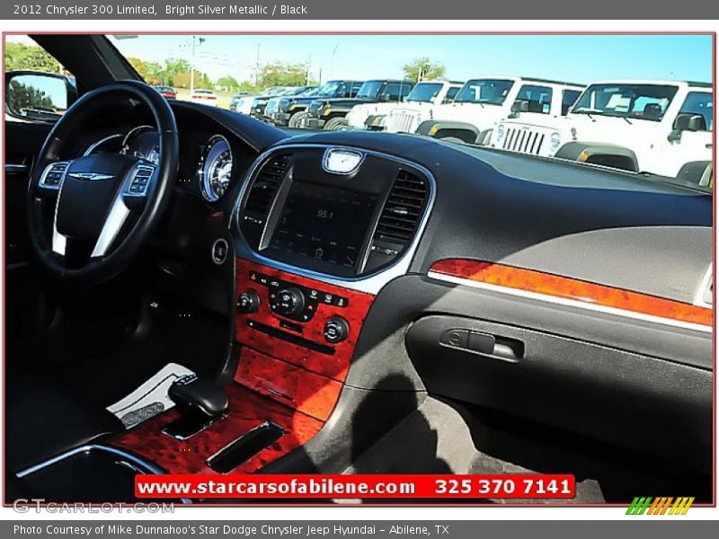 Bright Silver Metallic / Black 2012 Chrysler 300 Limited