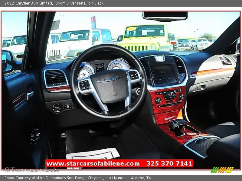 Bright Silver Metallic / Black 2012 Chrysler 300 Limited