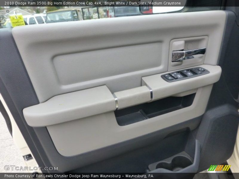 Bright White / Dark Slate/Medium Graystone 2010 Dodge Ram 3500 Big Horn Edition Crew Cab 4x4